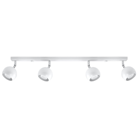 Svítidlo pro povrchovou montáž OCULARE 4L 4xGU10 Reflektor halogenový pohyblivý Minimalistický bílý SOLLUX