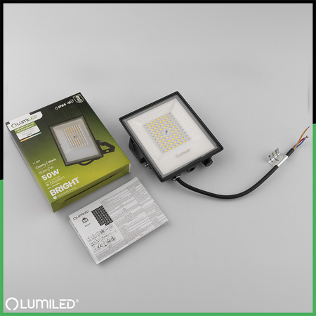 LED reflektor venkovní BRIGHT Vodotěsný 50W 5500lm 4000K IP65 LUMILED