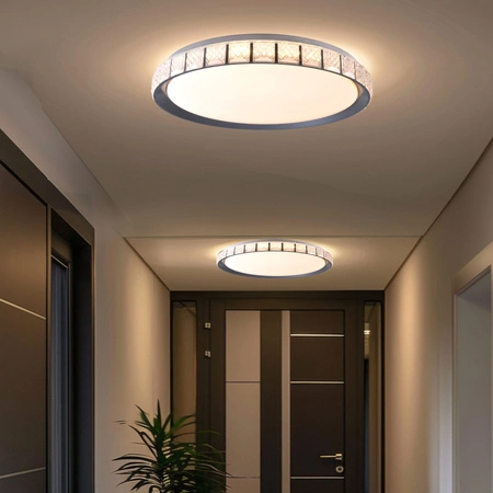 Stropní svítidlo LED Plafond 72W 8000lm CCT 120° White Black IP44 Pilot Dimmable Nina Sanico Goldlux