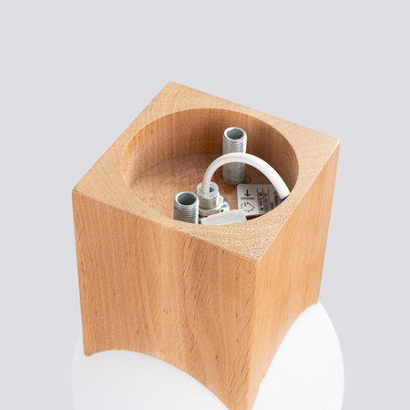 Zapuštěné stropní svítidlo G9 Natural Wood White Solis Peach Puff SL.1407 Sollux