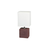 Stolní noční lampa E14 hnědá Classic Orlando 4928 Rabalux