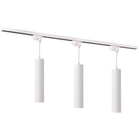 Sada přípojnic pro osvětlení 1m + 3x MARIBEL GU10 bílá + zlatá