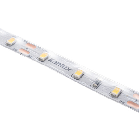 LED flexibilní pásek 11W/m 900lm/m 12V IP65 6000K Cold CRI90 5m L60 Kanlux