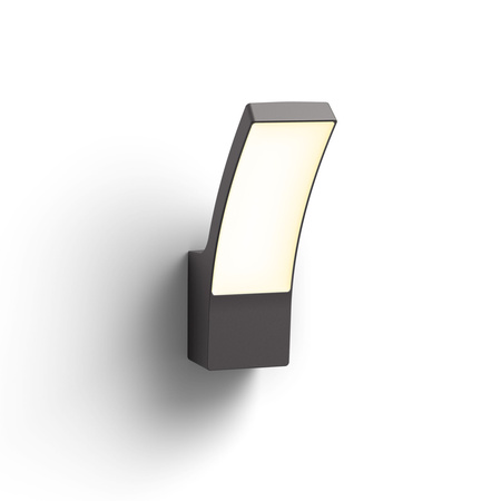 Zahradní lampa LED nástěnná lampa SPLAY myGarden 12W 2700K IP44 Antracit PHILIPS
