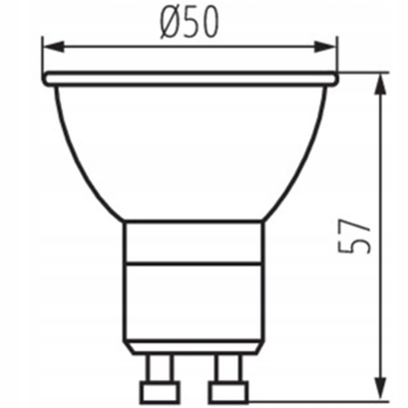 LED žárovka PAR16 7W = 59W 570lm 2700K Warm CRI95 110° Silver IQ-LEDDIM Kanlux