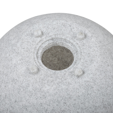 STONO STONE BALL E27 IP65 39cm Grey KANLUX Venkovní kladívková zahradní lampa