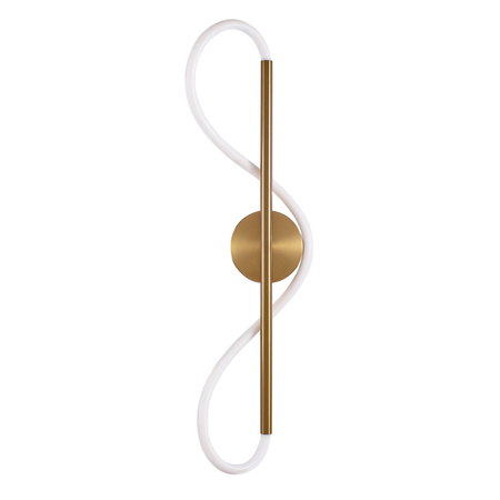 LED závěsné stropní svítidlo 19W 2230lm 4000K Neutral Gold Emma Sanico Goldlux