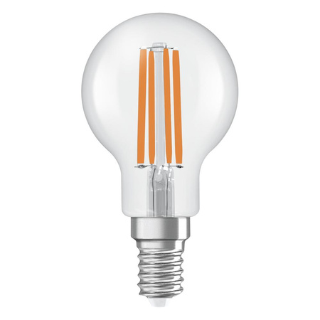 LED žárovka P45 Ball E14 2,2W = 40W 470lm 4000K Neutrální 320° 214lm/W CLASSIC ENERGETICKÁ ÚSPORNOST Osram