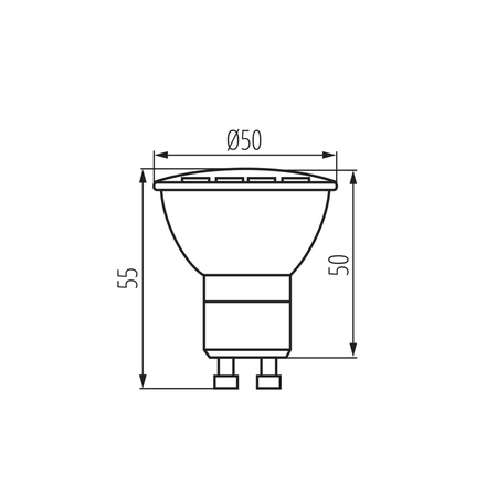 LED žárovka PAR16 9W = 65W 900lm 4000K neutrální bílá 120° TEDI Kanlux