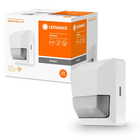 SENSOR WALL 180DEG IP55 WT Snímač pohybu na stěnu LEDVANCE