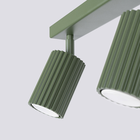 Bodové reflektorové stropní svítidlo Tuba 2x GU10 Olive Carbon Deep Space SL.1618 Sollux