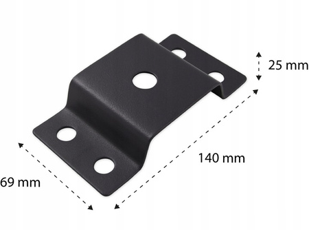 DRŽÁK na SOLAR pouliční lampu. MONTÁŽ na trubku Black Masterled