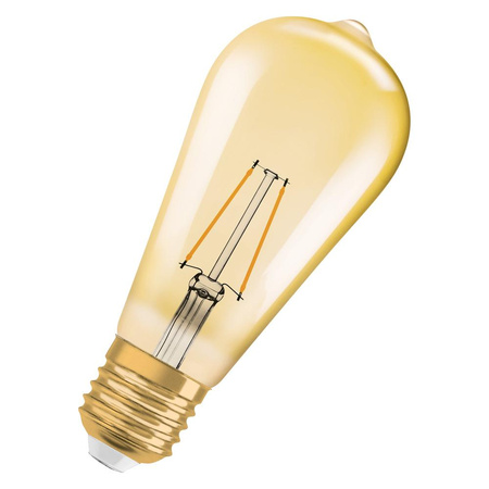 Dekorativní LED žárovka ST64 Edison E27 2,5W = 22W 220lm 2400K Warm 300° Vintage 1906 Osram