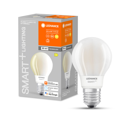 LED žárovka E27 A67 11W = 100W 2700K Teplá bílá 1521lm 300° LEDVANCE SMART+ WIFI vlákno Stmívatelné