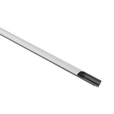 Hliníkový LED profil pro sádrokarton REGIPS Tile sub-profile Black 1m s černým stínítkem pro LED pásky + koncovky GN Ecolight series