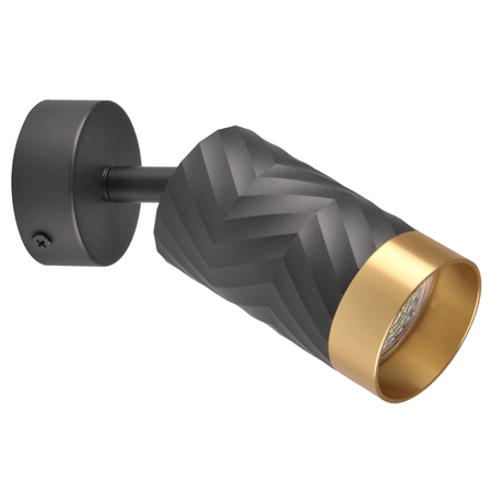 Nástěnné a stropní bodové svítidlo GU10 Black Gold ARRAS Sanico Goldlux