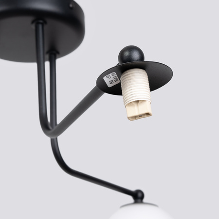 Lustr Stropní závěsné svítidlo 3x G9 černá bílá Astral French Sky SL.1662 Sollux