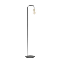 RETRO Stojací lampa černá patina Retro styl E27 3024 TK Lighting