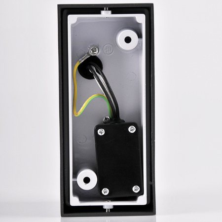 Venkovní nástěnné svítidlo shora dolů s LED 2x GU10 BOSTON GOLDLUX (Polux) ALUMINIUM GRAY