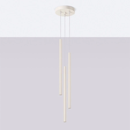 Stropní závěsné svítidlo Tuba Spot 3x G9 Beige Pastelo Ocean Green SL.1515 Sollux