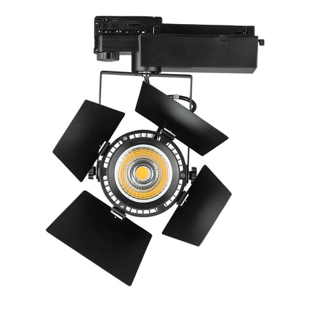 LED reflektor 33W 5000K černý Samsung Chip VT-433 V-TAC - 5 let záruka