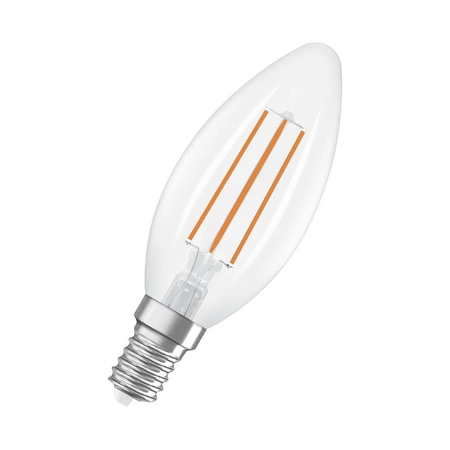 LED žárovka B35 Candle E14 2,2W = 40W 470lm 2700K Warm 330° 214lm/W CLASSIC ENERGETICKÁ ÚSPORNOST Osram