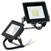 Venkovní zahradní reflektory LED 10W 735lm 4000K Neutrální 120° IP65 IK05 Černá MH Kobi