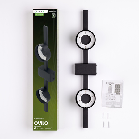 OVILO LED halogenové stropní svítidlo 2x GX53 Bodové nástěnné svítidlo Reflektor LUMILED