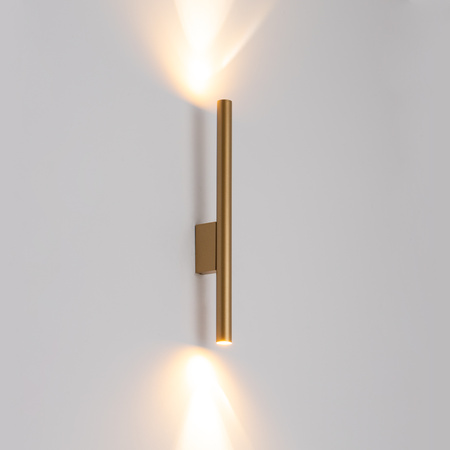 Nástěnné svítidlo na povrch 2x G9 Gold Modern LASER WALL 10562 Nowodvorski