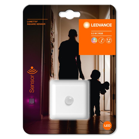 LED orientační noční světlo pro zásuvku se senzorem pohybu White Lunetta Ledvance