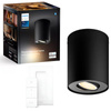Stropní svítidlo LED Spot Pillar Black 4,2W CCT PHILIPS HUE Bluetooth Zigbee + stmívač