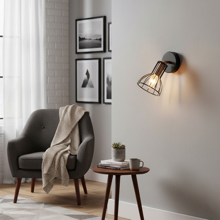 Nástěnné svítidlo NÁSTĚNNÉ SVÍTIDLO Spot Sofia 1xE14 GOLDLUX (Polux)