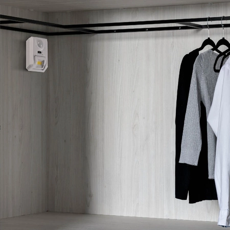 Podzemní LED lampa na baterie 0,8W 40lm 4500K neutrální 120° bílá Sanico Goldlux