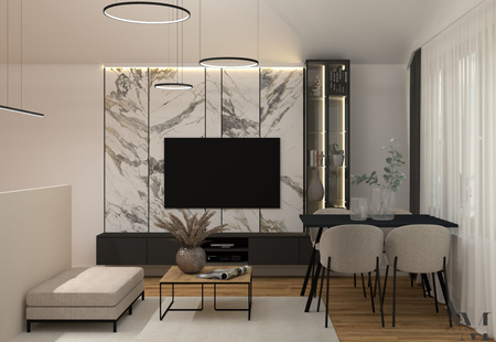 LED závěsné stropní svítidlo 45W 1800lm 4000K neutrální černá moderní CIRCOLO LED 10867 Nowodvorski