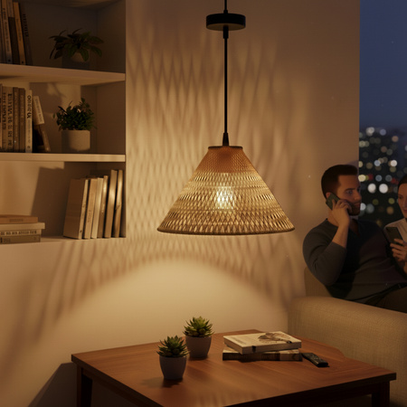 LED žárovka E27 A60 4W 470LM = 40W 2000K teplá bílá 360° Filament Amber LUMILED