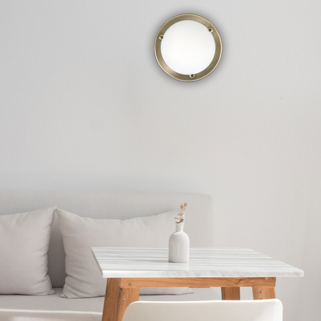 Plafond LED stropní svítidlo Povrchová montáž E27 Hnědá Classic Ufo Rabalux