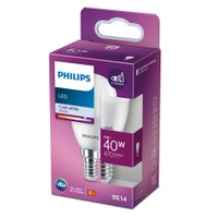 LED kulová žárovka E14 P45 4,9W = 40W 470lm 4000K neutrální PHILIPS