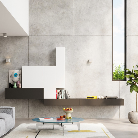 Nástěnné svítidlo LED PIXAR G9 Upstairs Downstairs Cube Grey SOLLUX