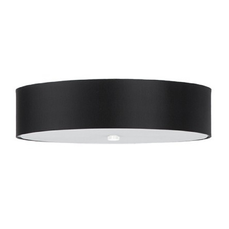 Stropní svítidlo LED SKALA 5xE27 Kruhové svítidlo 50 cm černé SOLLUX