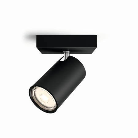 KOSIPO stropní svítidlo Reflektor GU10 svítidlo Černé pohyblivé PHILIPS