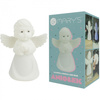 Dětské noční světlo LED 2,5W 3000K teplé + vícebarevné RGB dobíjecí 1200mAh bílé MARY'S ANGEL