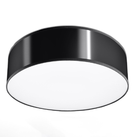 Svítidlo pro povrchovou montáž ARENA 2xE27 Plafond Round 35cm Moderní černobílé SOLLUX