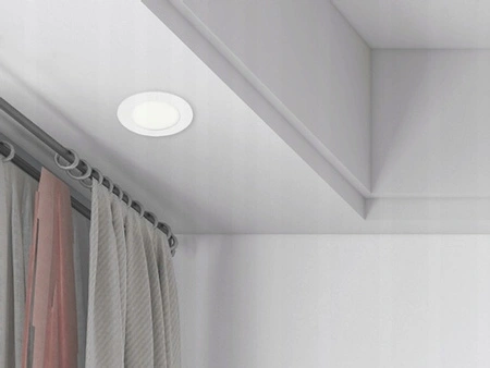 LED panel Stropní svítidlo 6W 480lm 6500K Studené zapuštěné kulaté bílé Proma Masterled