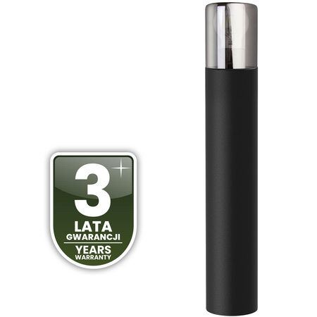 Venkovní stojací stožáry Zahradní lampa pro žárovku E27 Černé sklo IP54 60 cm SALVIA LUMILED