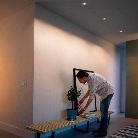 3x Zásuvné halogenové svítidlo ENNEPER GU10 Square Movable PHILIPS