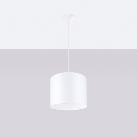 NOVA 30 E27 White Minimalistické stropní závěsné svítidlo SOLLUX