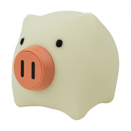 Dětské LED 2,4W 1800-6500K Variabilní CCT USB dobíjecí 900mAh bílé noční světlo MARY'S PIG