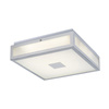 Plafond LED stropní světlo 18W 1390lm 4000K Chrome IP44 Vintage Zoya Rabalux