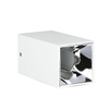 Bodové stropní svítidlo GU10 Square White/Chrome VT-882 V-TAC