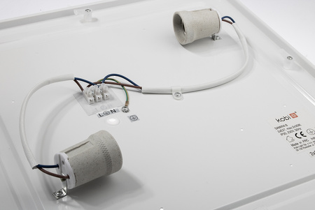 Plafond LED stropní svítidlo SAMIRA B 2x E27 41cm IP20 Black KOBI